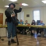 Reenactor Harvey Warrner