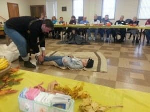 bedroll demonstration