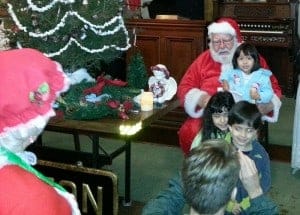Santa & kids