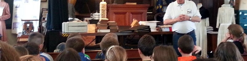 FTHS board member David O. addresses the students.