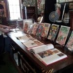 comic books on display