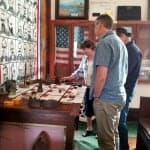 Visitors check out our "What Is It?" table.