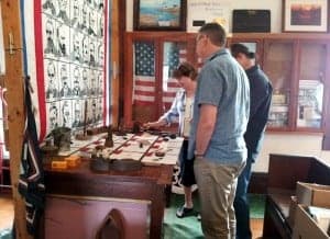 Visitors check out our "What Is It?" table.