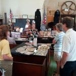 Nancy tells visitors the famous story of the black dress.