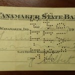 Wanamaker State Bank check