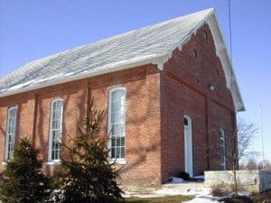 Former Big Run Baptist Church, now FTHS Meeting House, built 1878.