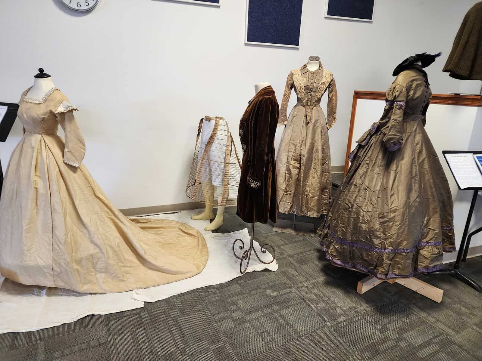 historic clothing exhibit