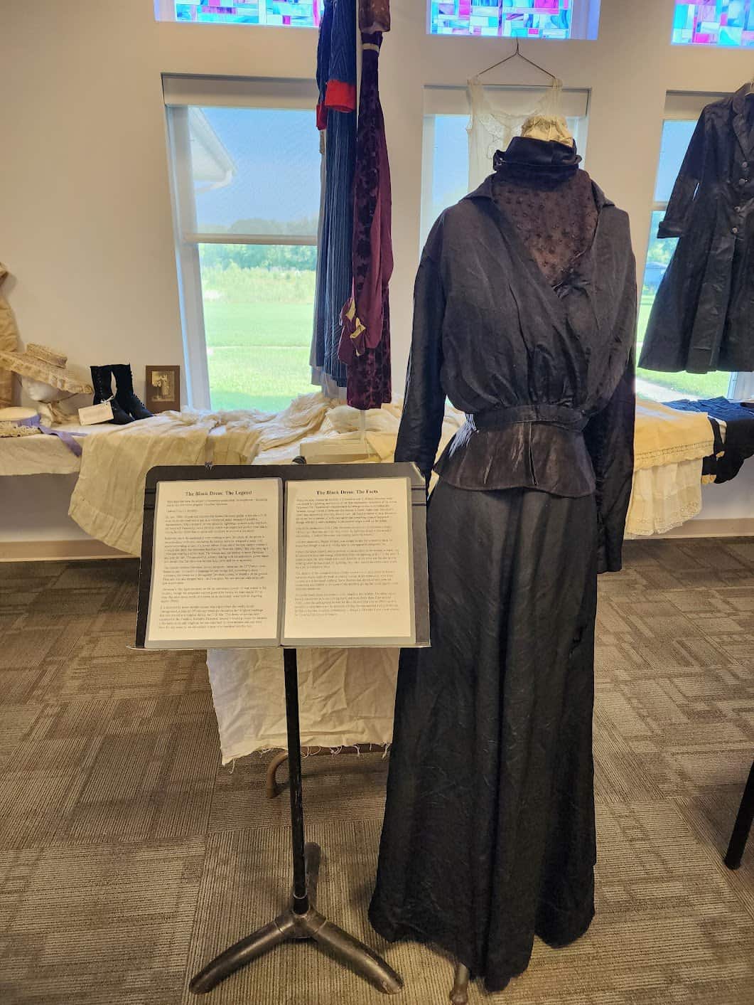 historic clothing exhibit