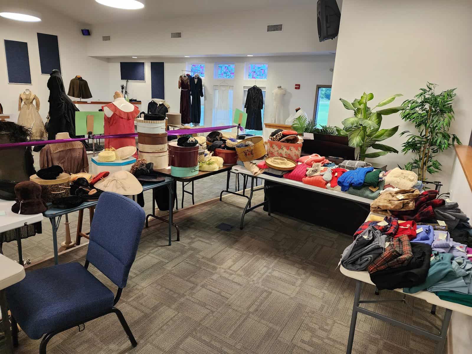 historic clothing exhibit