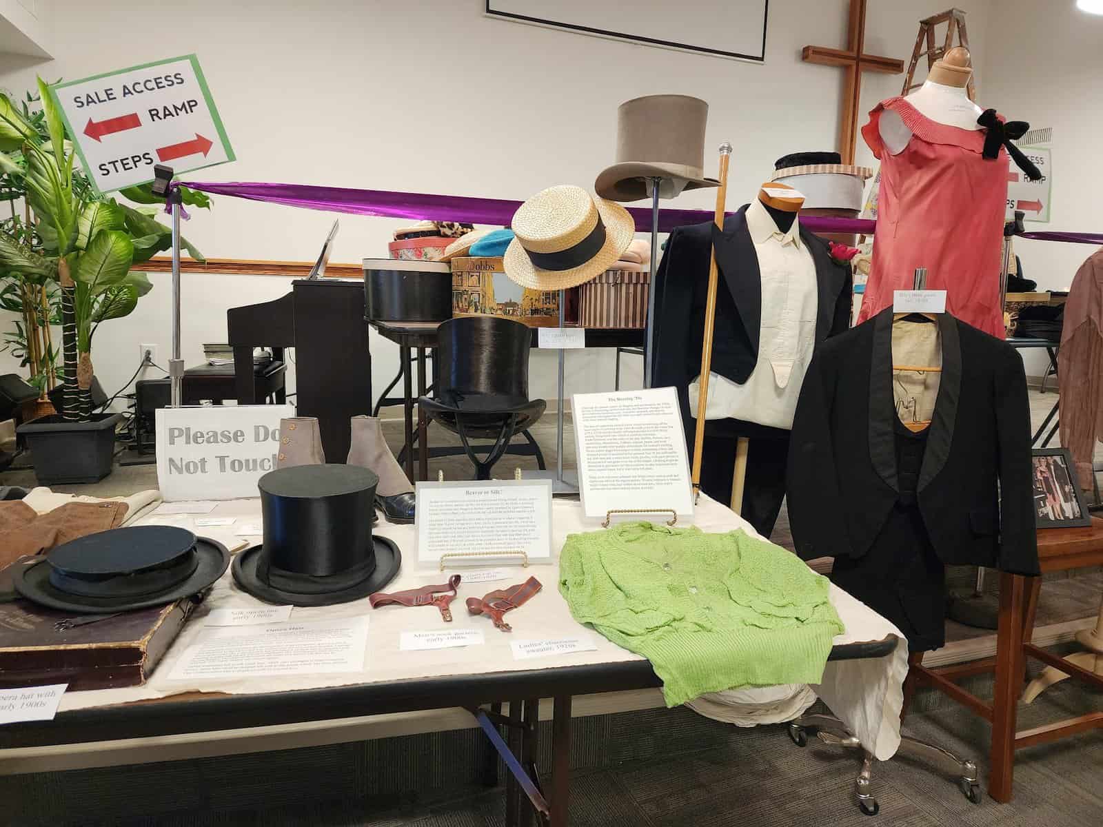 historic clothing exhibit