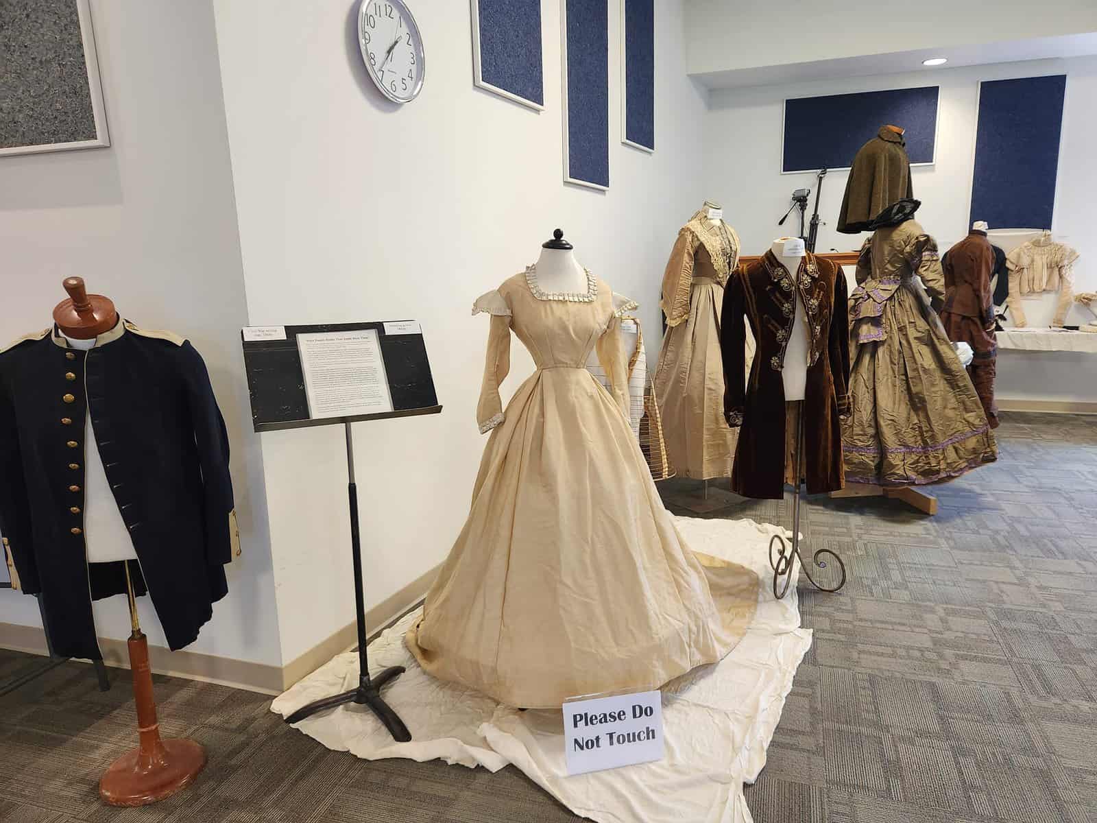 historic clothing exhibit