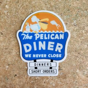 pelican diner sticker